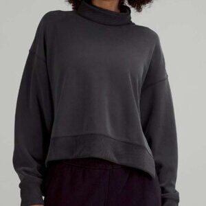 97. Lululemon Softstreme Turtleneck Pullover Black